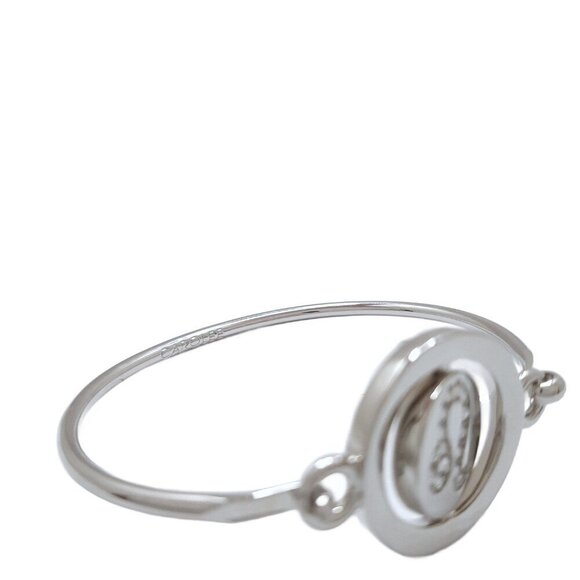 Carolee Leo Zodiac Sign Silver Tone Double Sided Charm Bangle Bracelet - Picture 6 of 6